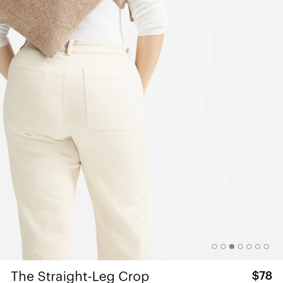 Everlane Straight Leg Crop, 00 short, Sandstone - Picture 8 of 11